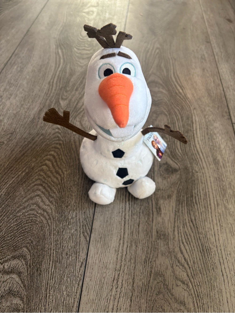 Disney Olaf Plush - White & Orange Snowman Character